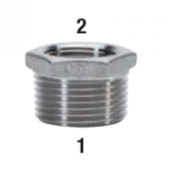 Reduziernippel, Typ 241, 2 1/2" x 1 1/4"